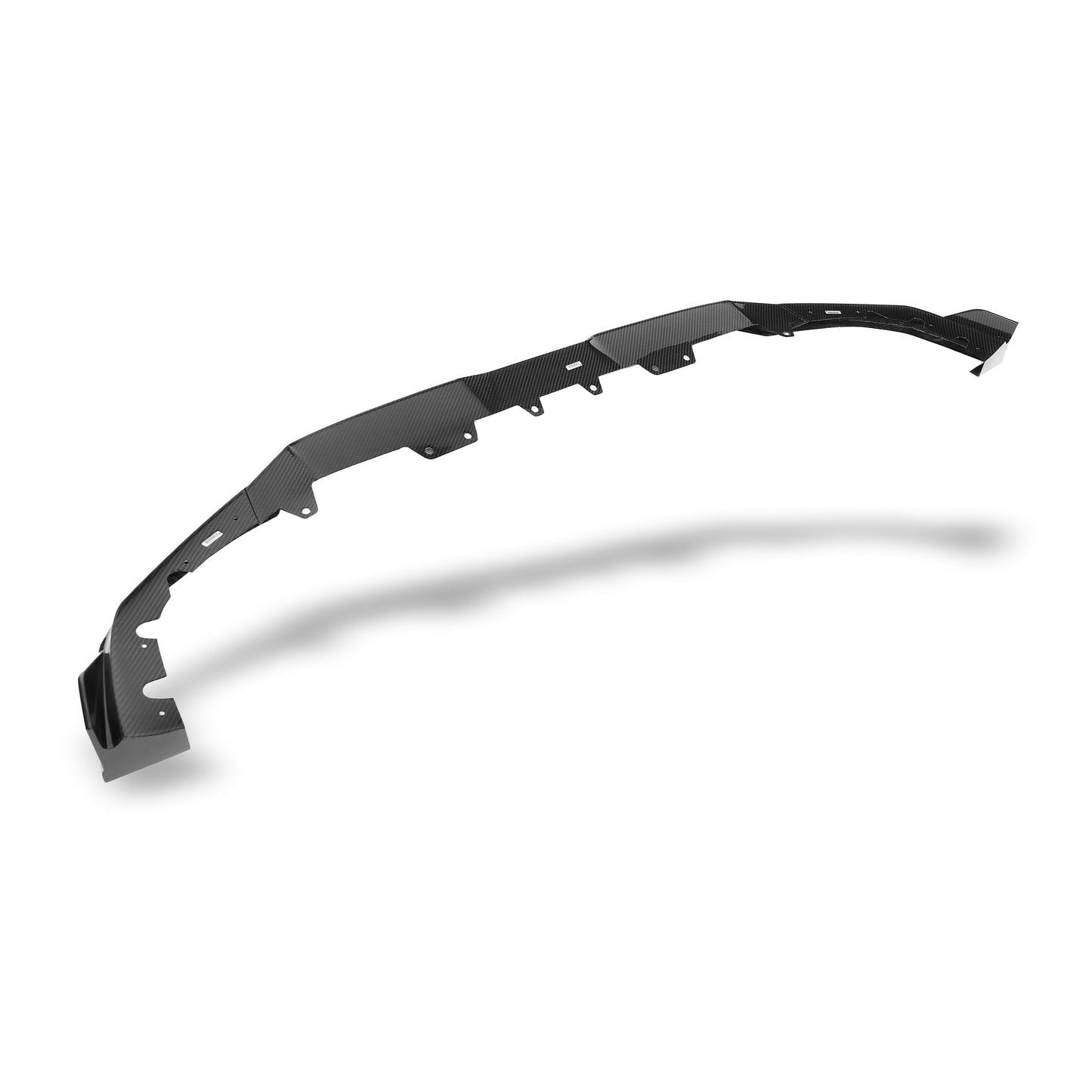 Carbon front lip lower edge contour on BMW X6M F96 LCI