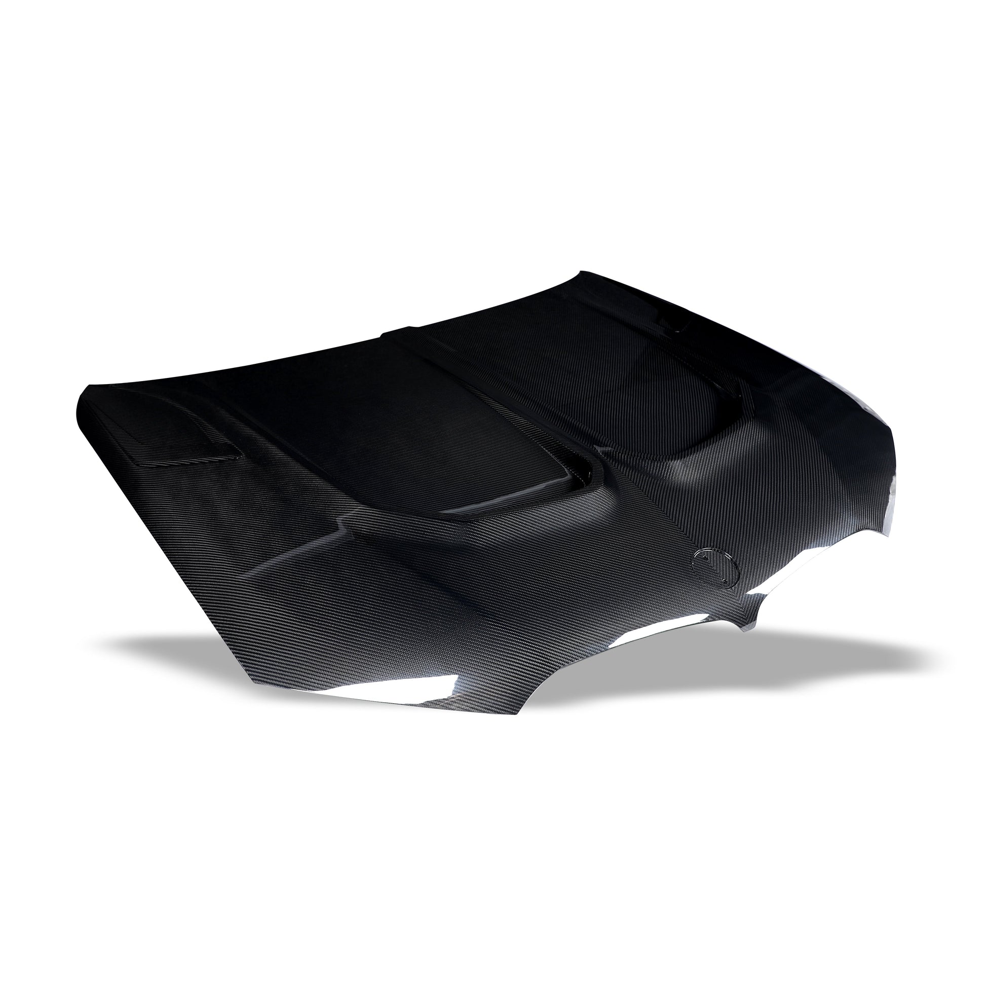 BMW X6M F96 LCI carbon fiber hood side profile reference shot