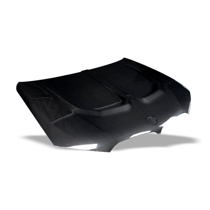 BMW X6M F96 LCI carbon fiber hood side profile reference shot