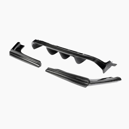 V Style Carbon Fiber Rear Diffuser for BMW M3 F80, M4 F82/F83 (2014–2020)