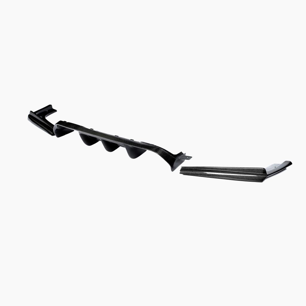 V Style Carbon Fiber Rear Diffuser for BMW M3 F80, M4 F82/F83 (2014–2020)