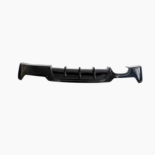 Performance Style Gloss Black Rear Diffuser for BMW 4 Series F32 Coupé, F33 Convertible, F36 Gran Coupe M Sport (2014–2020) (Single Exit)