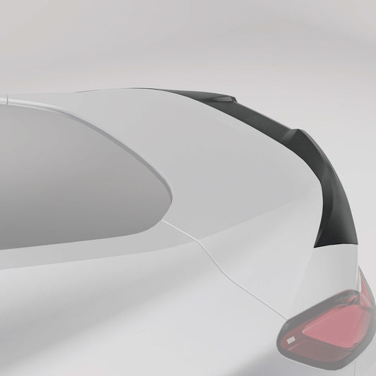 BMW M8 F92 coupe carbon fiber spoiler detail view
