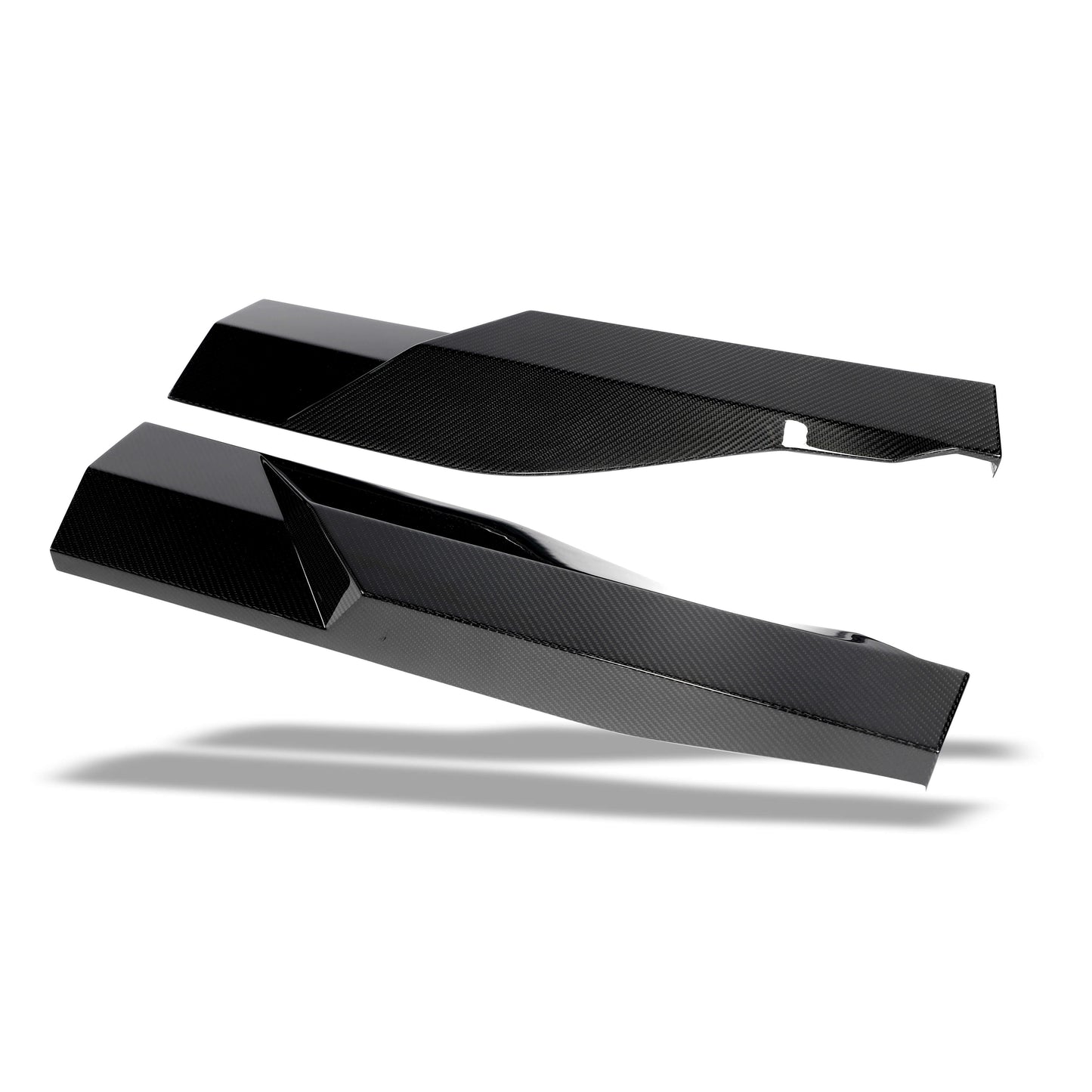 BMW XM G09 carbon fiber door trim surface texture view three