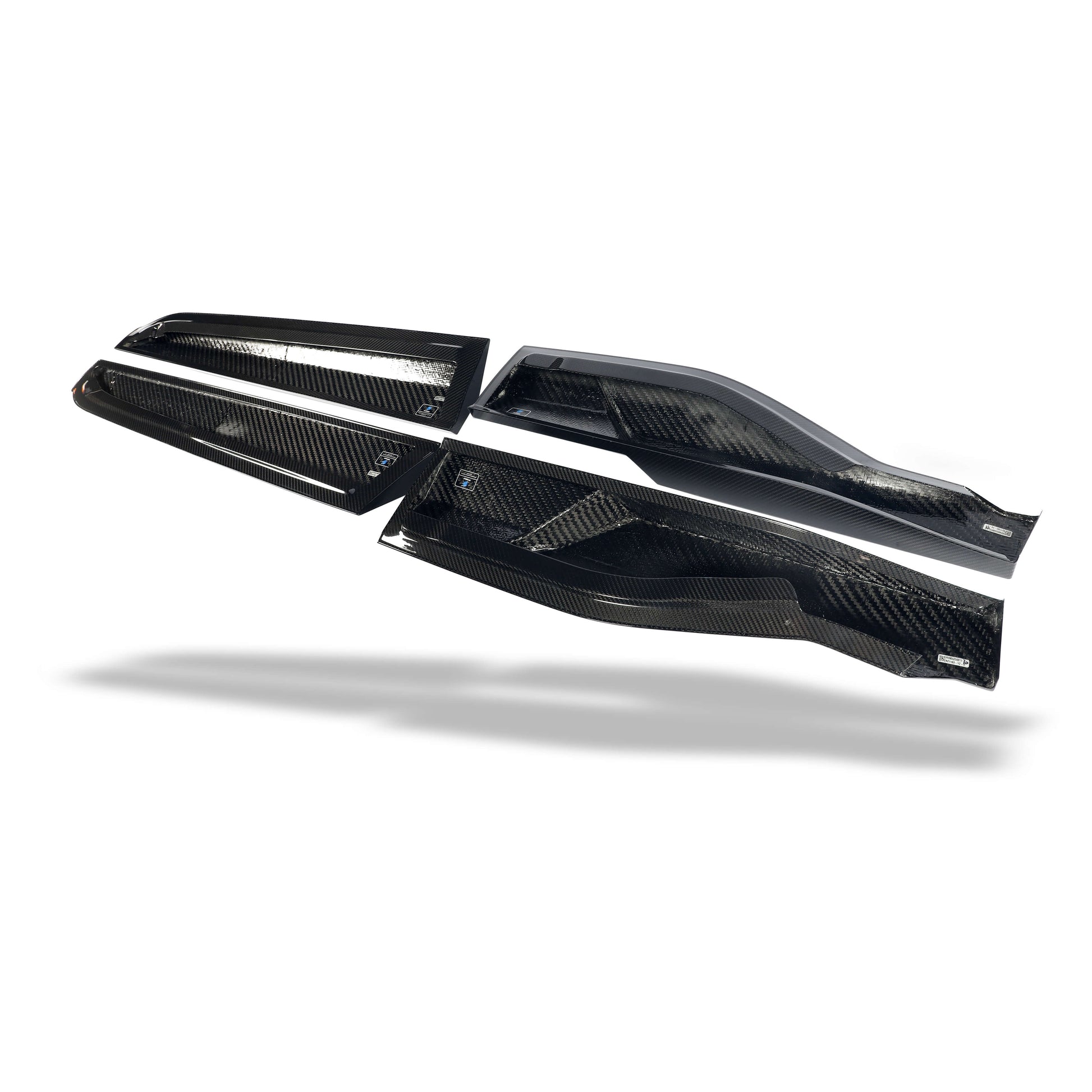 BMW XM G09 carbon fiber door trim mounting profile view five