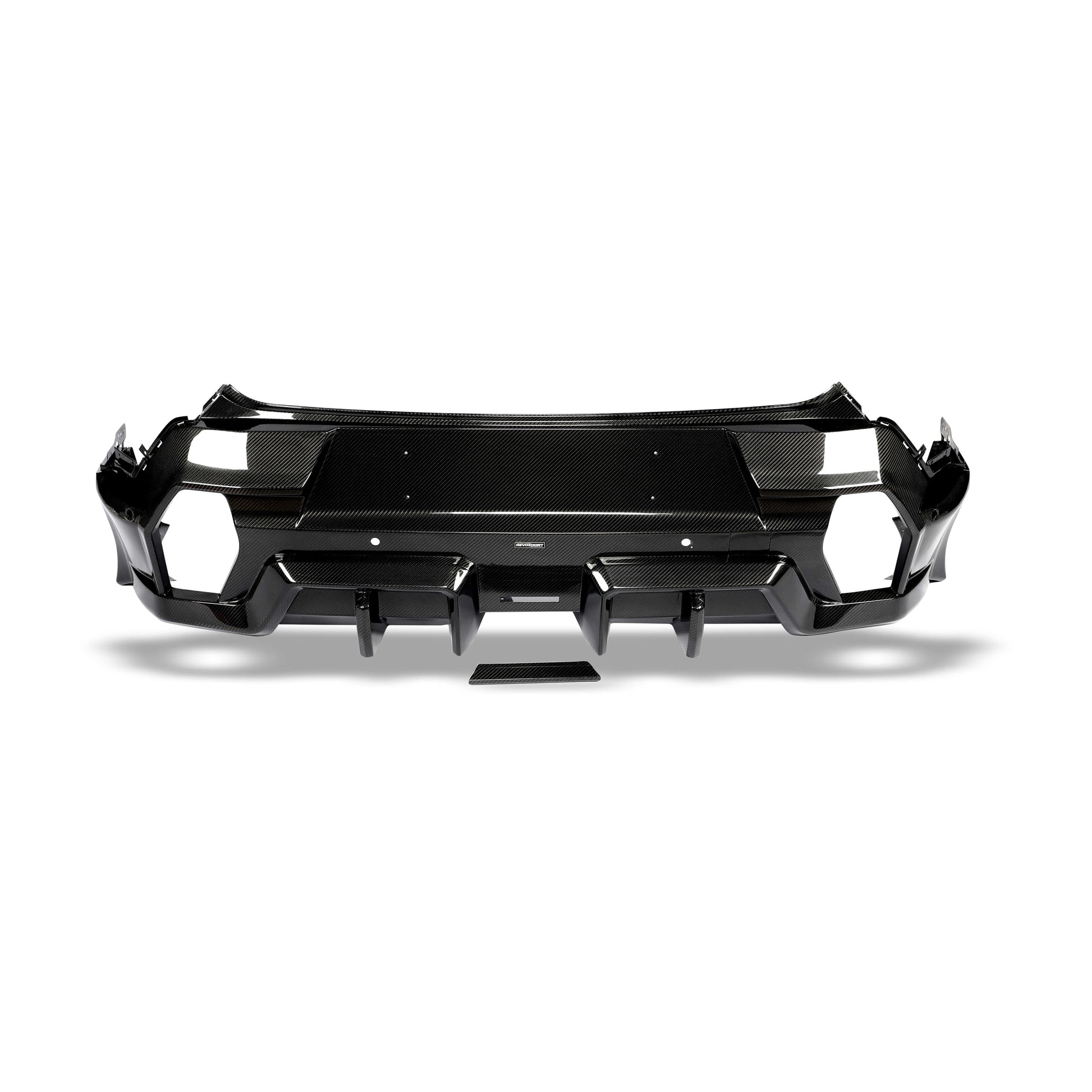 BMW XM G09 carbon fiber rear diffuser full panel view one