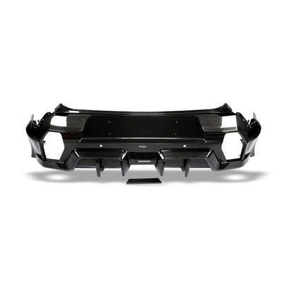 BMW XM G09 carbon fiber rear diffuser full panel view one