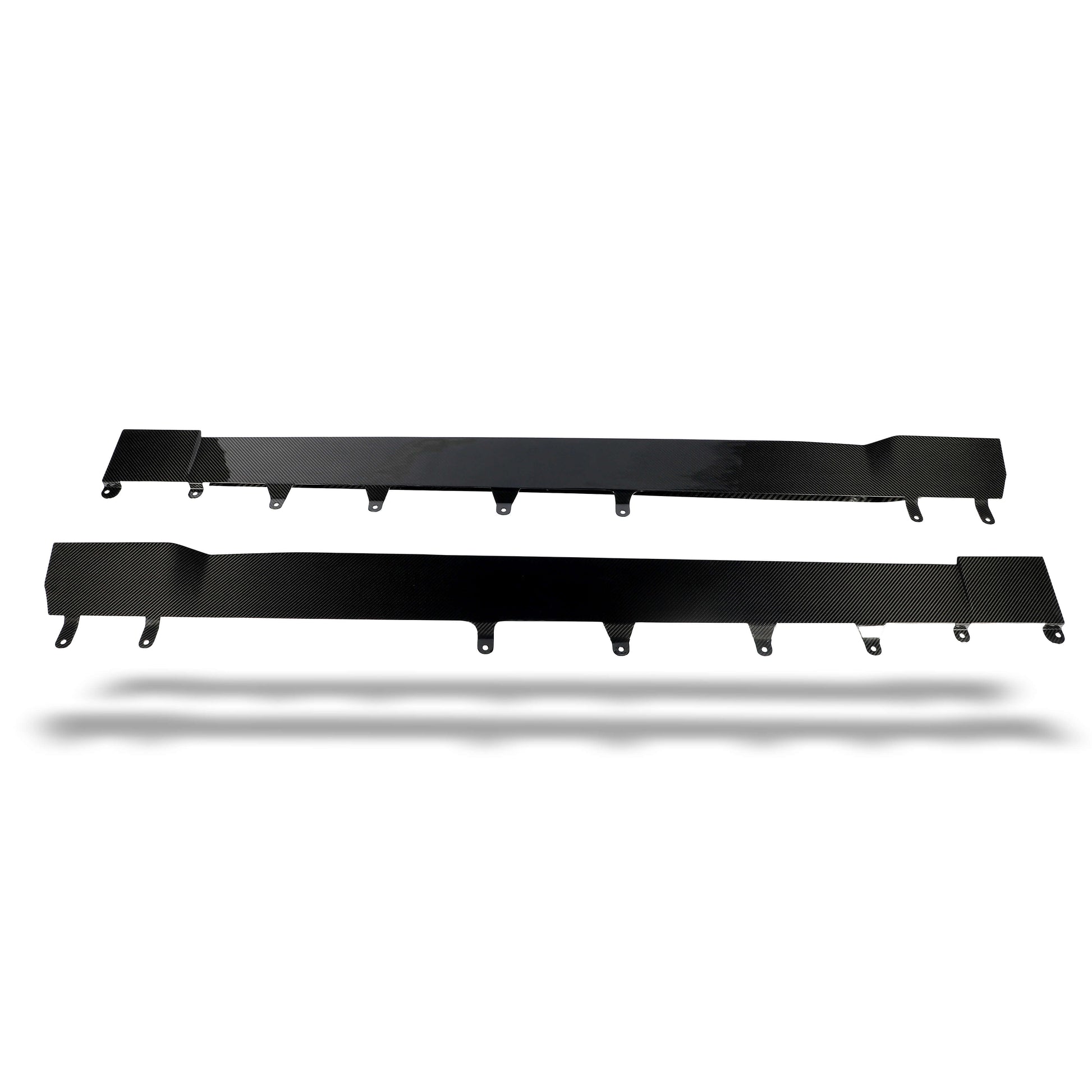 BMW XM G09 carbon fiber side skirt end cap detail view six