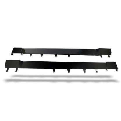 BMW XM G09 carbon fiber side skirt end cap detail view six