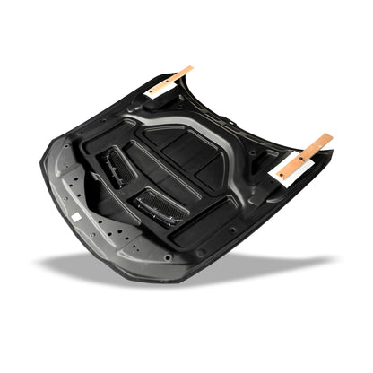 BMW M3 G80 carbon fiber hood full panel layout view