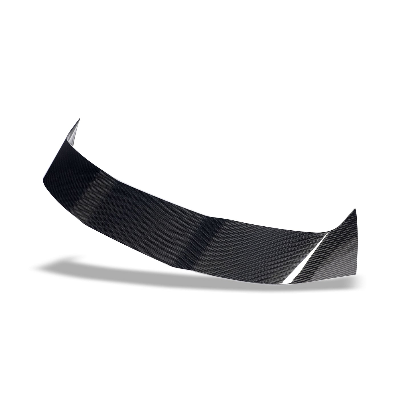 BMW X3M F97 LCI carbon fiber spoiler weave texture close-up