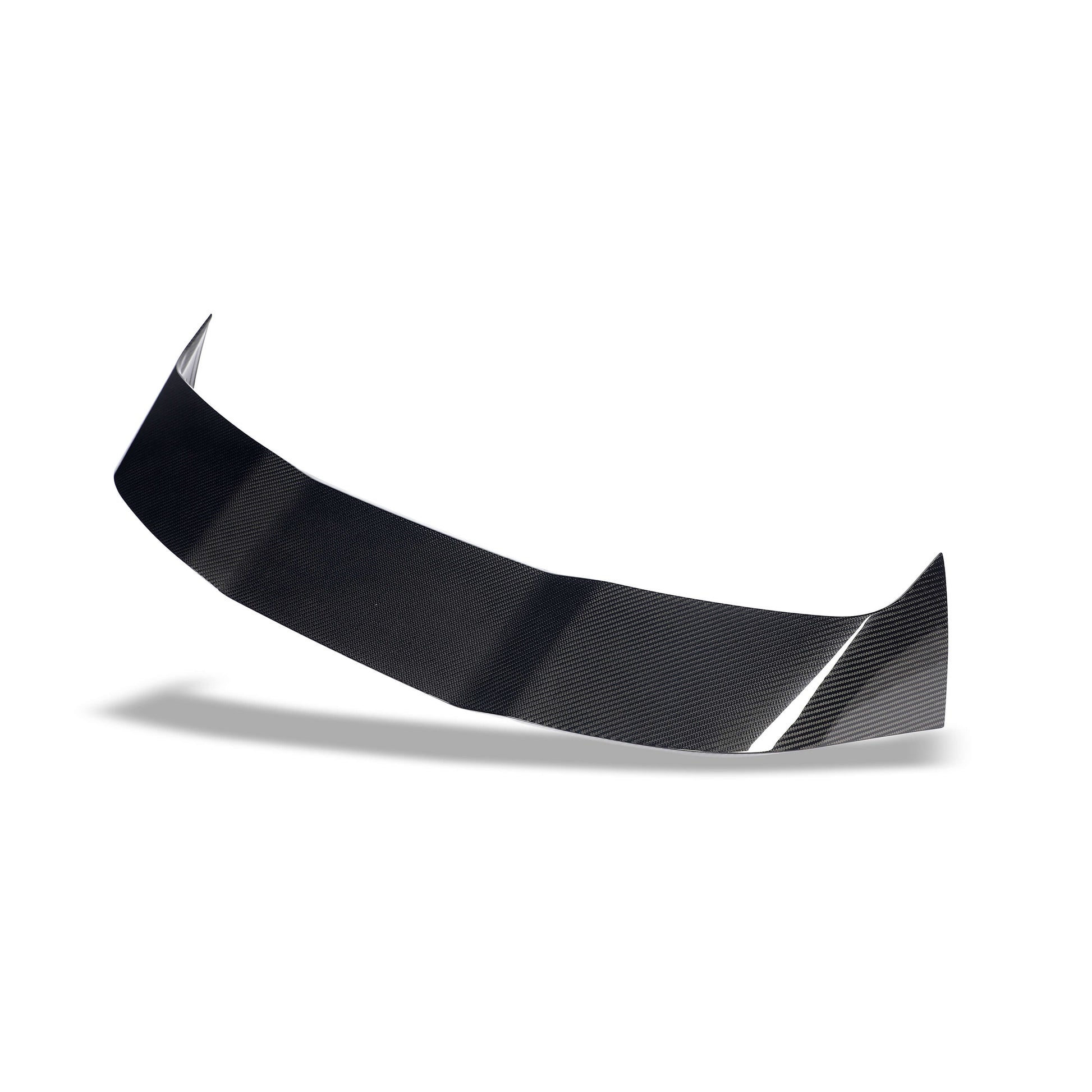 BMW X3M F97 LCI carbon fiber spoiler weave texture close-up