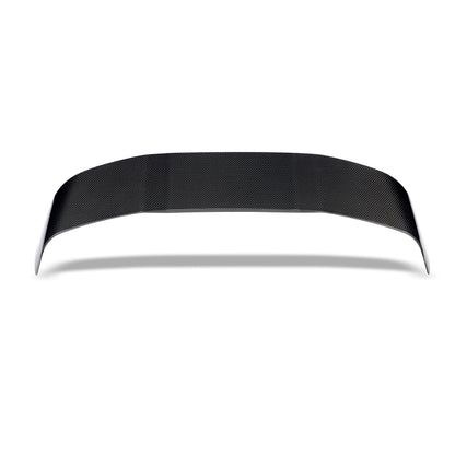 BMW X3M F97 LCI carbon fiber roof spoiler underside detail