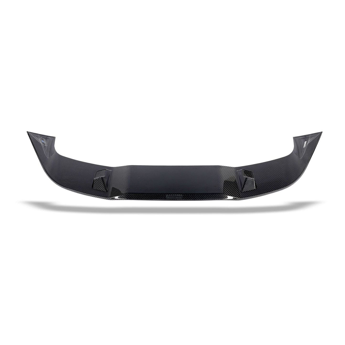 BMW X3M F97 LCI carbon roof spoiler side profile view