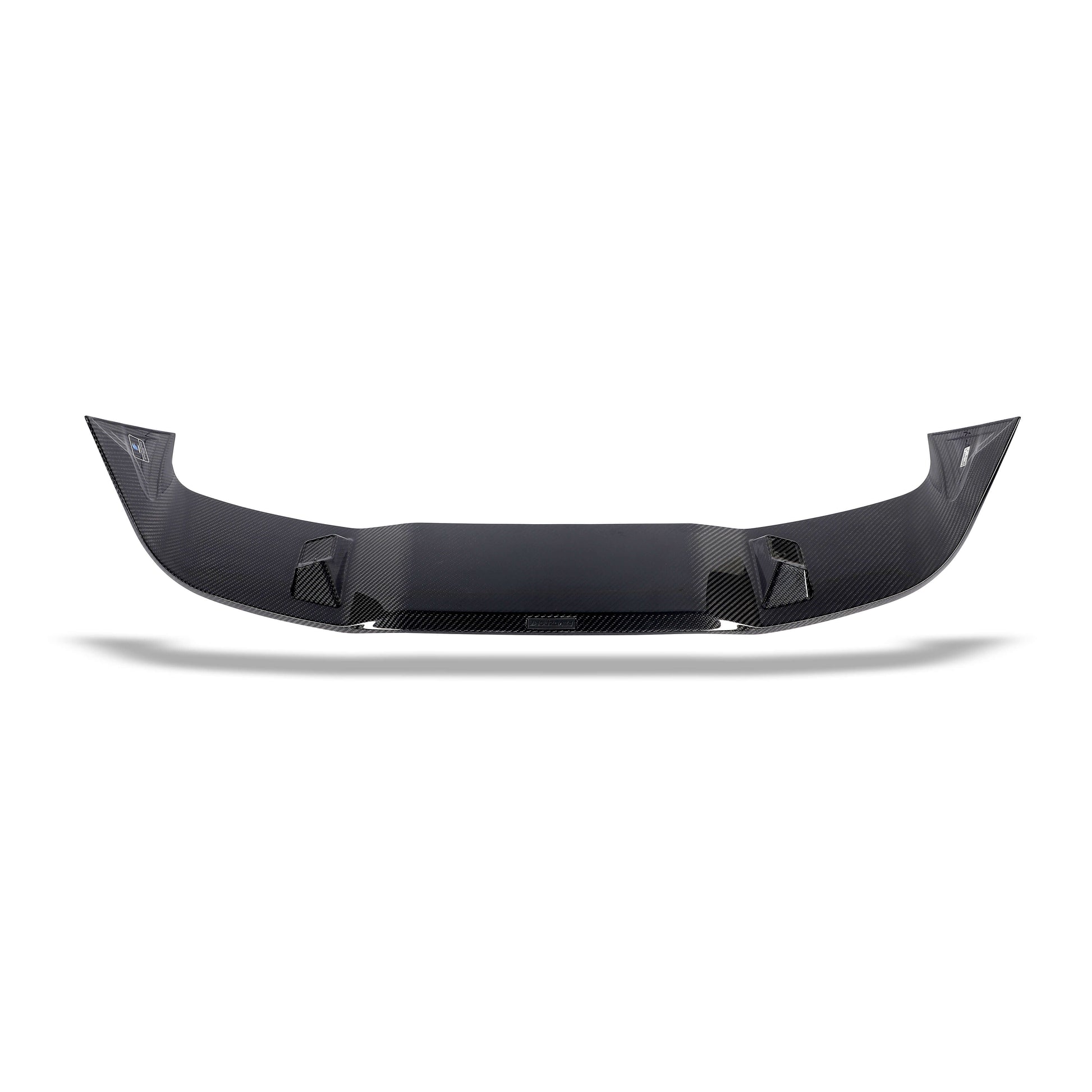 BMW X3M F97 LCI carbon roof spoiler side profile view