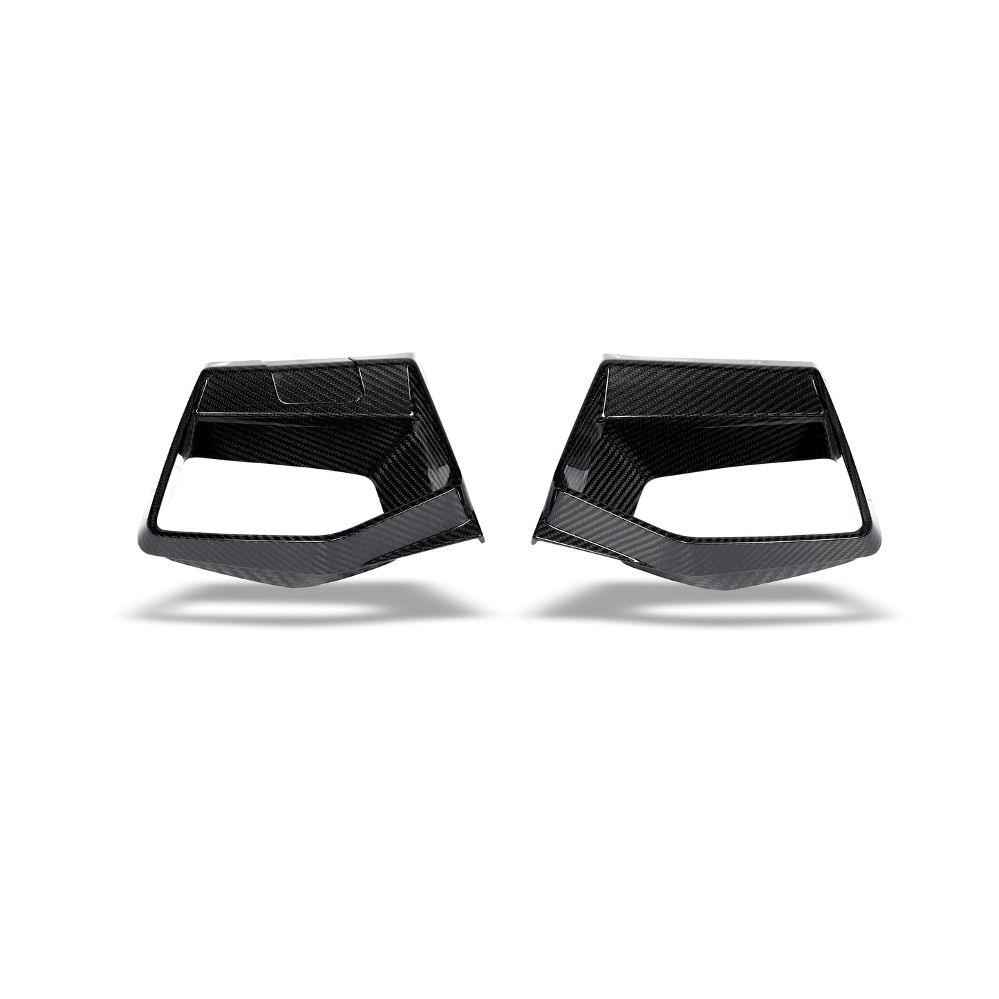 Carbon fiber front vent trim for BMW X3M F97 LCI, edge detail