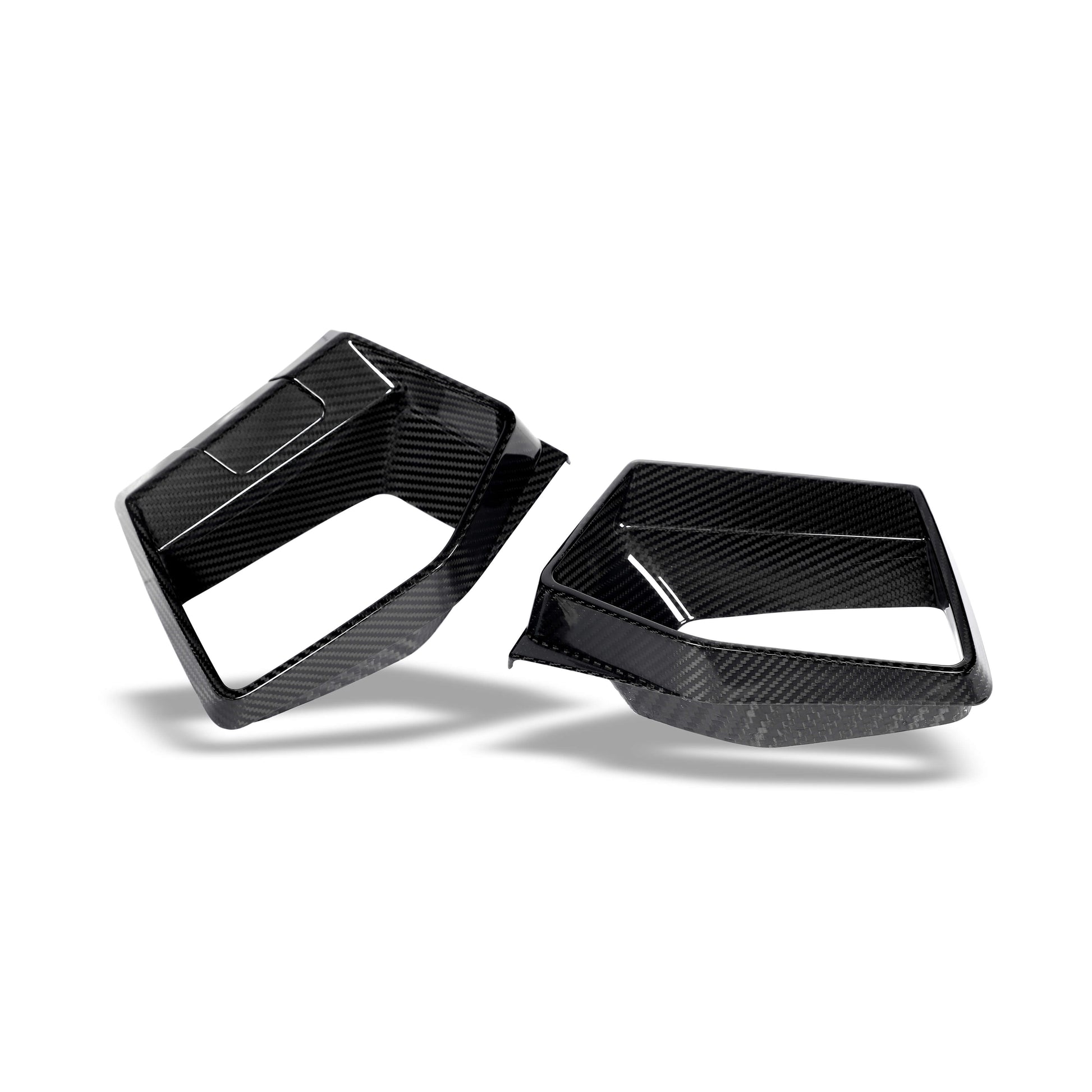 BMW X4M F98 LCI carbon bumper vents paired studio view