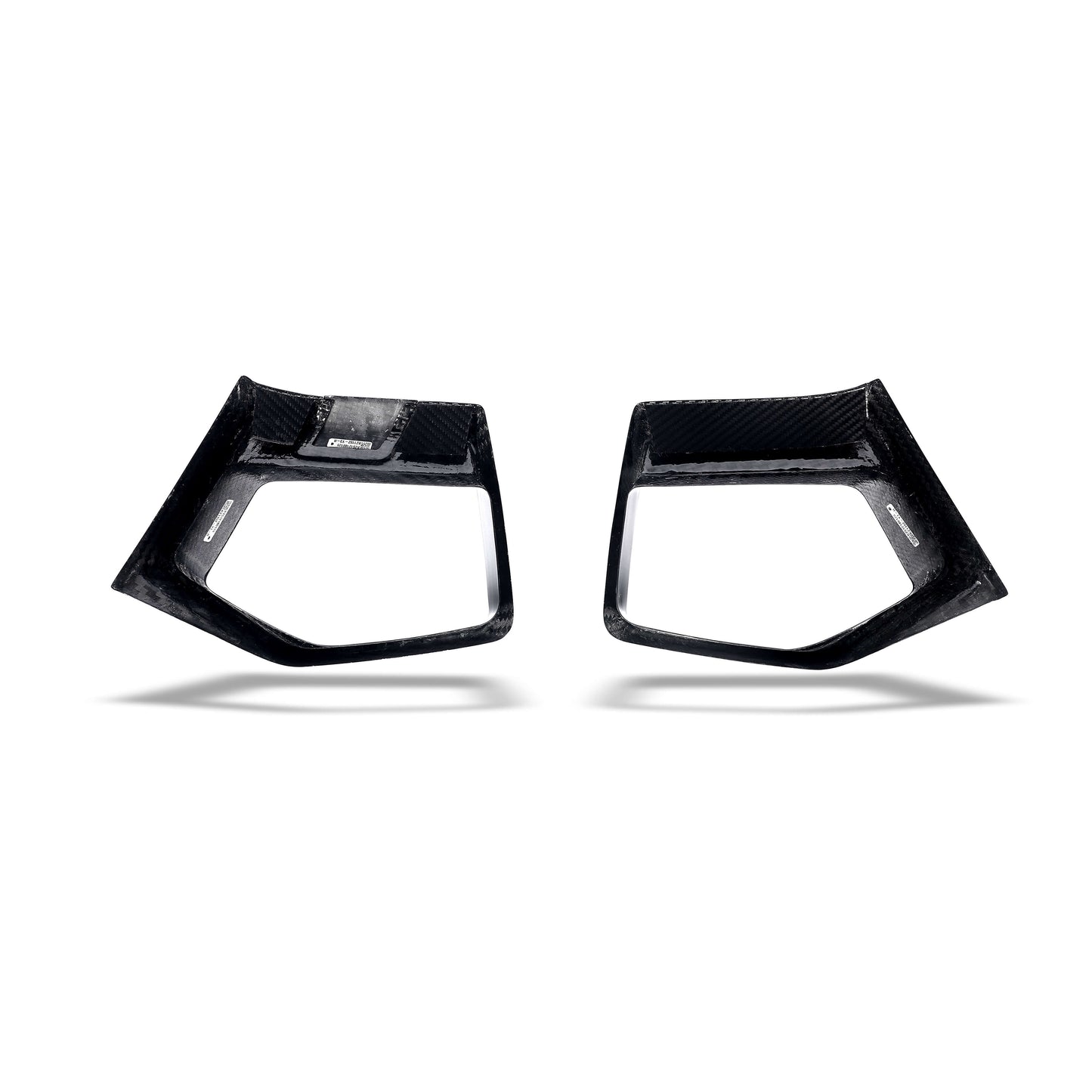 BMW X3M F97 X4M F98 LCI carbon bumper vents lower front view