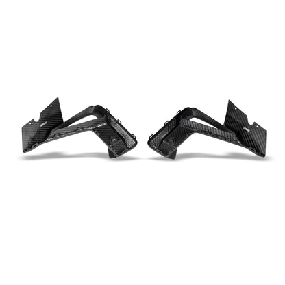 BMW X4M F98 LCI carbon air intake cover side profile view