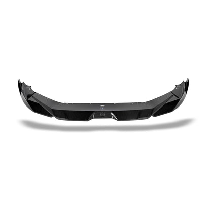 BMW X4M F98 LCI carbon fiber splitter lower edge detail