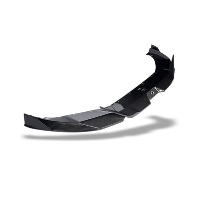 BMW X3M F97 X4M F98 LCI carbon front lip lower bumper view