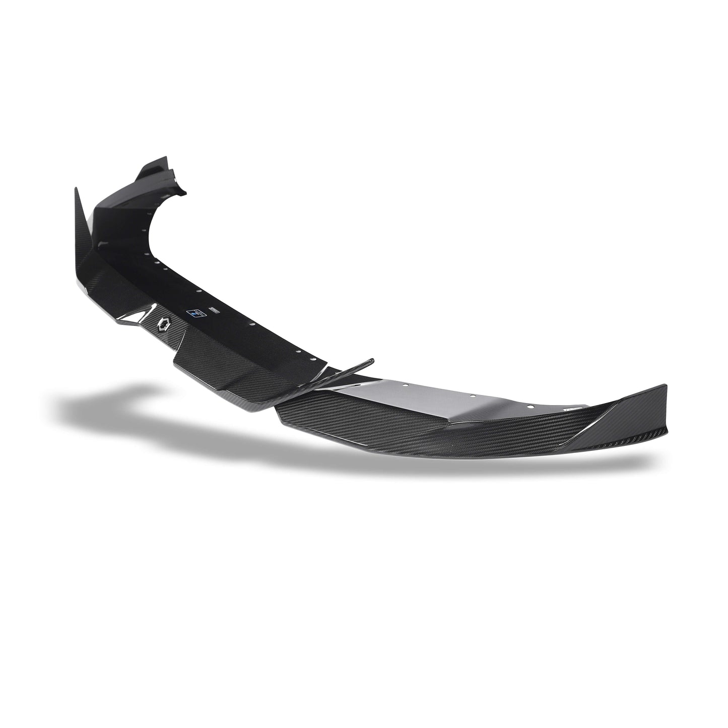 BMW X4M F98 LCI carbon front lip angled corner shot