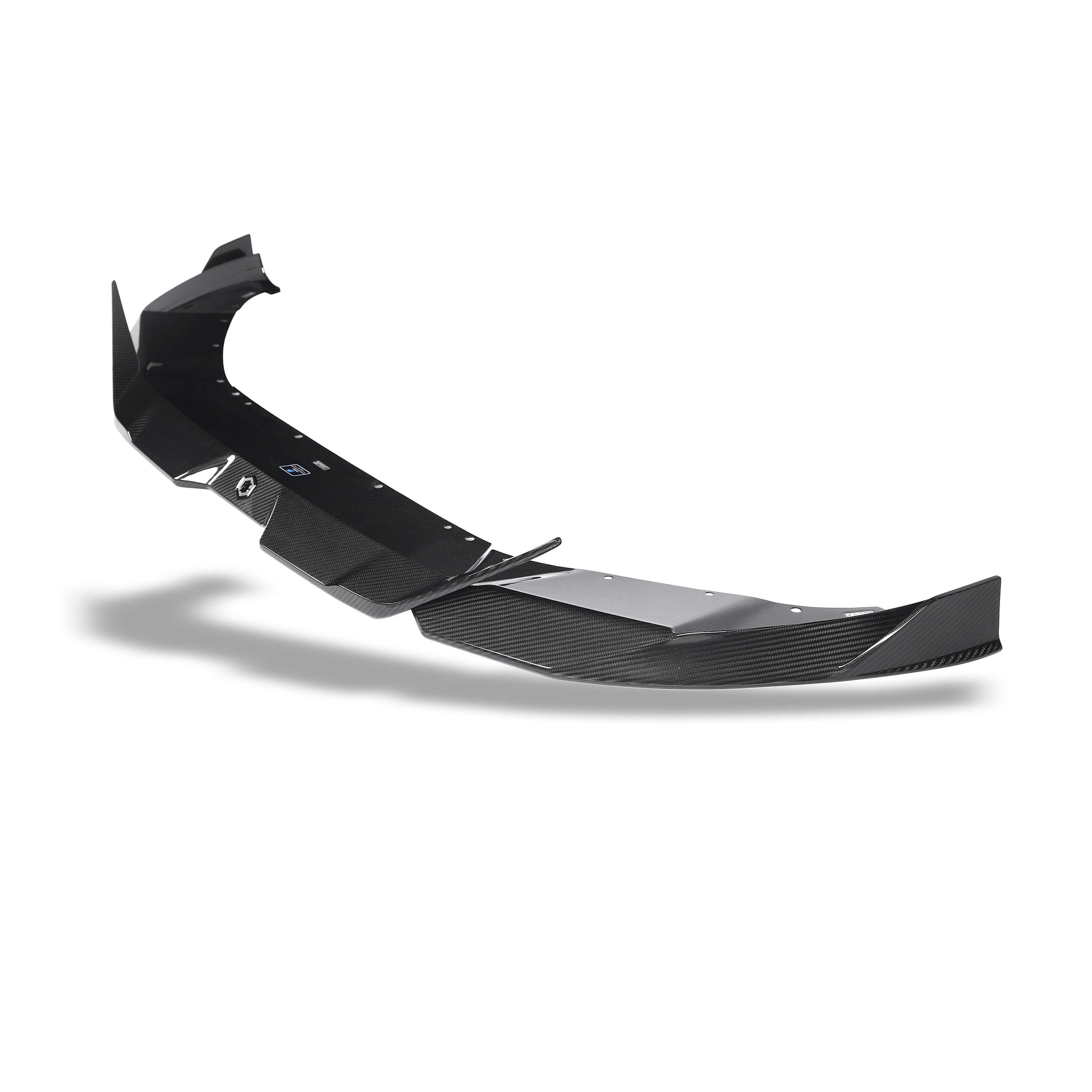 BMW X4M F98 LCI carbon front lip angled corner shot