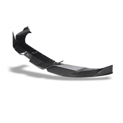 BMW X4M F98 LCI carbon front lip angled corner shot