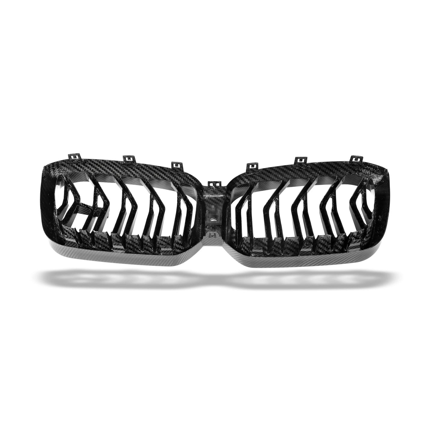 Carbon fiber kidney grille for BMW X3M F97 LCI, edge detail