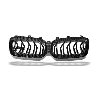Carbon fiber kidney grille for BMW X3M F97 LCI, edge detail