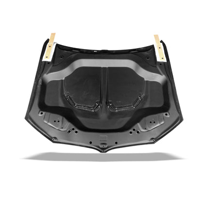 BMW X3M F97 X4M F98 LCI carbon fiber hood rear edge fitment