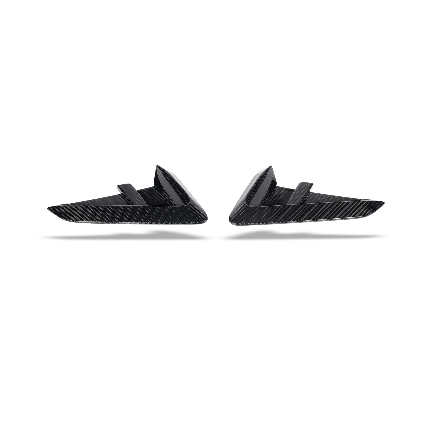 Carbon fiber side fender vent for BMW X3M F97 X4M F98 LCI, angled detail