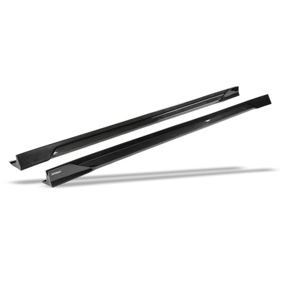 Carbon fiber side skirt extension for BMW X3M F97 X4M F98 LCI, angled detail
