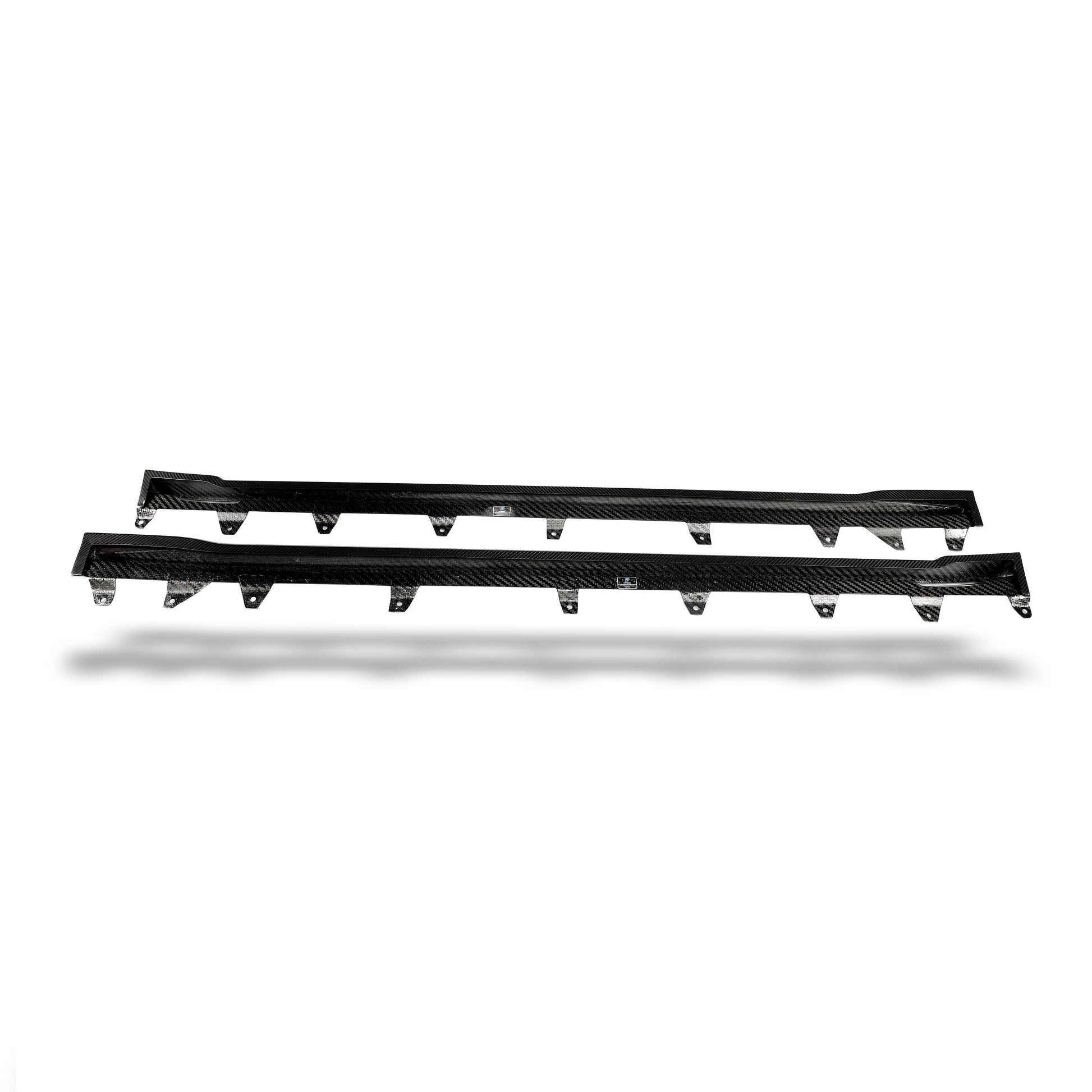 BMW X3M F97 LCI carbon side skirt edge and contour detail