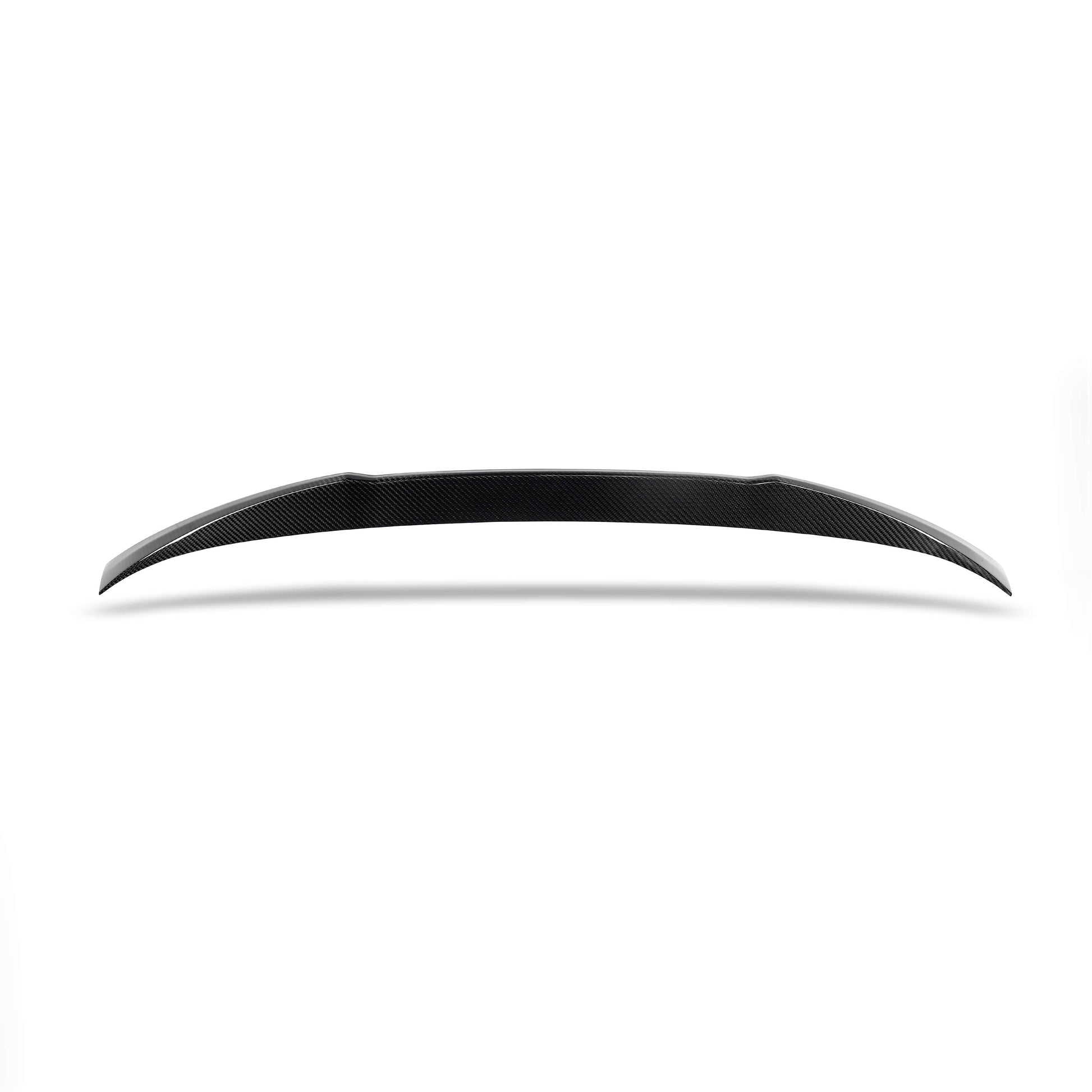 BMW X4M F98 LCI carbon fiber rear spoiler, trunk-lip detail
