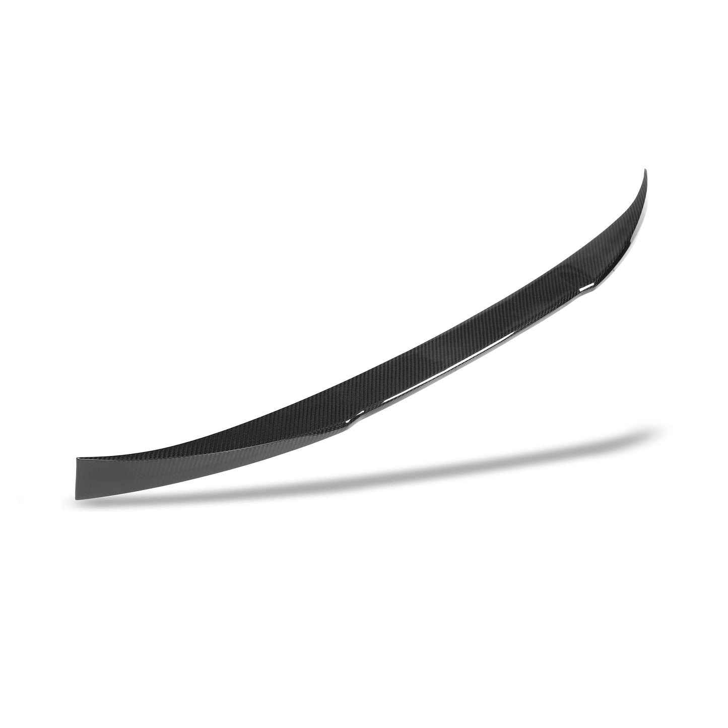 BMW X4M F98 LCI carbon fiber rear spoiler, edge detail view