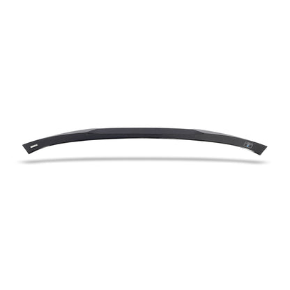 BMW X4M F98 LCI carbon fiber rear spoiler, angled profile view