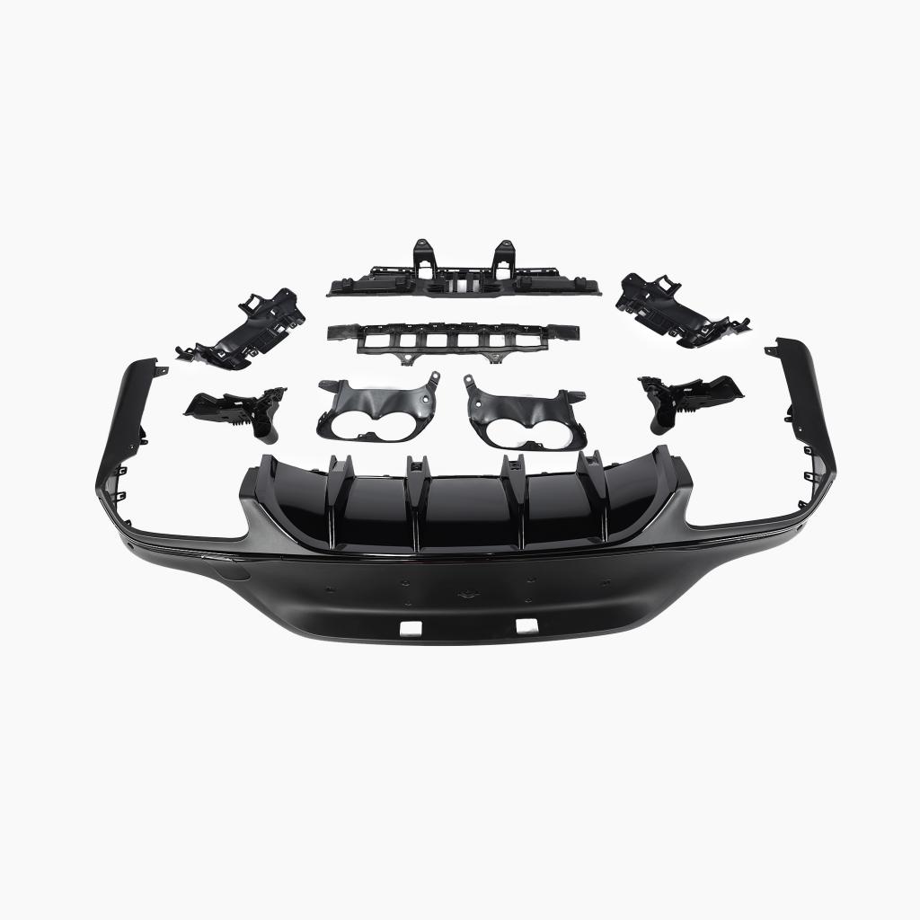 Mercedes-Benz GLC C253 (2016–2022) GLC43 Rear Diffuser/For AMG Coupe/Black