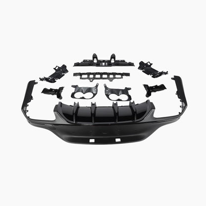Mercedes-Benz GLC C253 (2016–2022) GLC43 Rear Diffuser/For AMG Coupe/Black