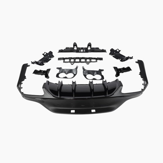 Mercedes-Benz GLC C253 (2016–2022) GLC43 Rear Diffuser/For AMG Coupe/Black