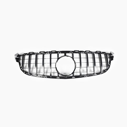 Silver-Plated Front Grille For Mercedes Benz C-Class W205 C63 Pre-Facelift (2014-2018)