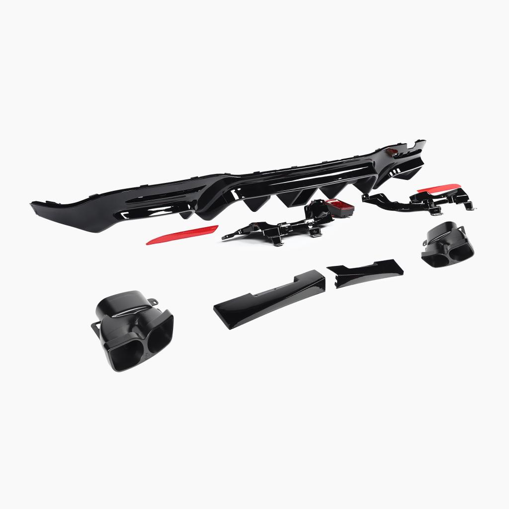 Mercedes-Benz S-Class W222 (2013–2020) BRS Rear Diffuser With Tips For AMG/For AMG 18-22