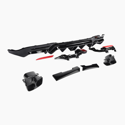 Mercedes-Benz S-Class W222 (2013–2020) BRS Rear Diffuser With Tips For AMG/For AMG 18-22