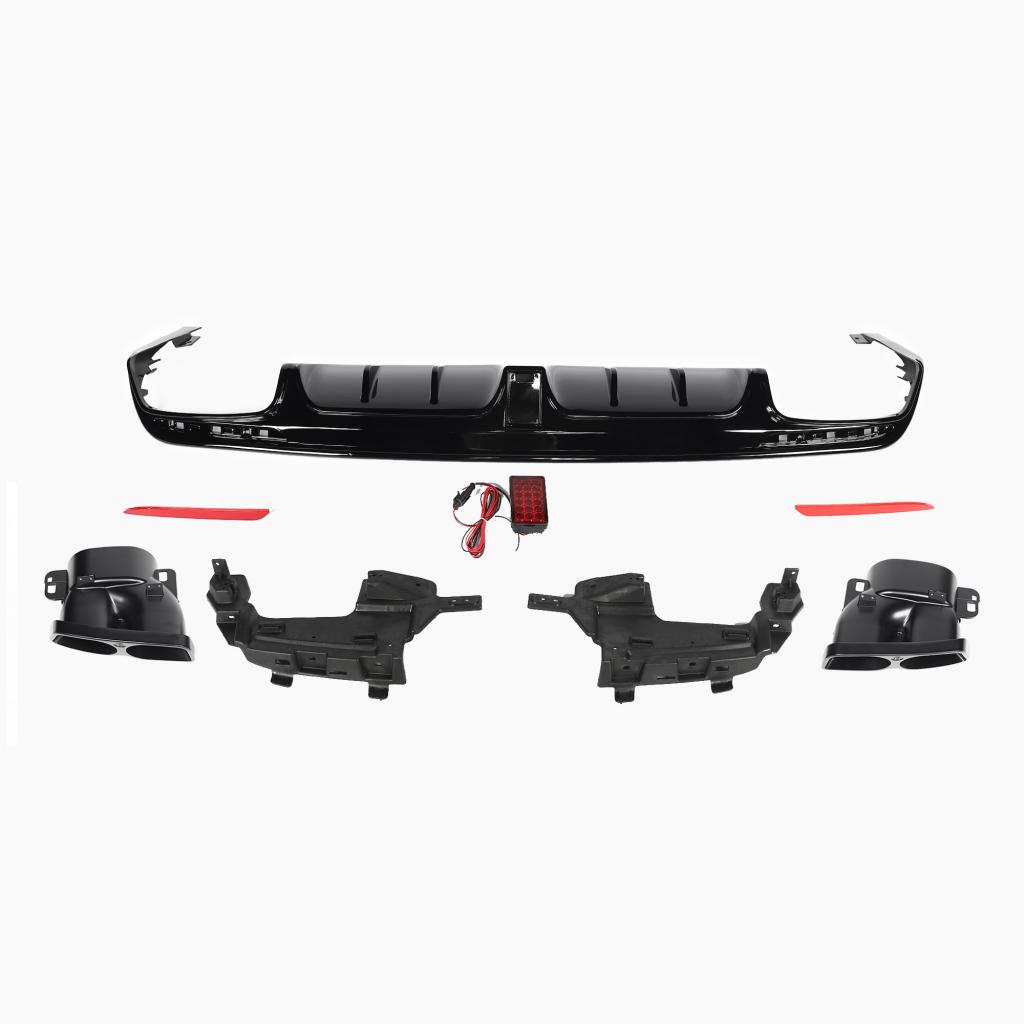 Mercedes-Benz S-Class W222 (2013–2020) BRS Rear Diffuser With Tips For AMG/For AMG 14-17