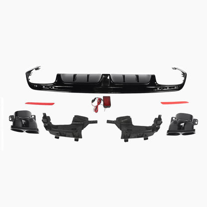 Mercedes-Benz S-Class W222 (2013–2020) BRS Rear Diffuser With Tips For AMG/For AMG 14-17
