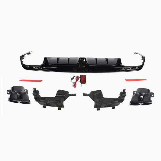 Mercedes-Benz S-Class W222 (2013–2020) BRS Rear Diffuser With Tips For AMG/For AMG 14-17