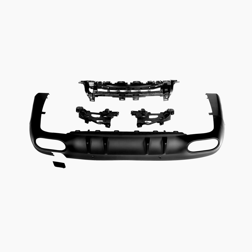 Gloss Black Dual Exhaust Rear Diffuser Kit for Mercedes Benz CLS C257 AMG (2018-2023)