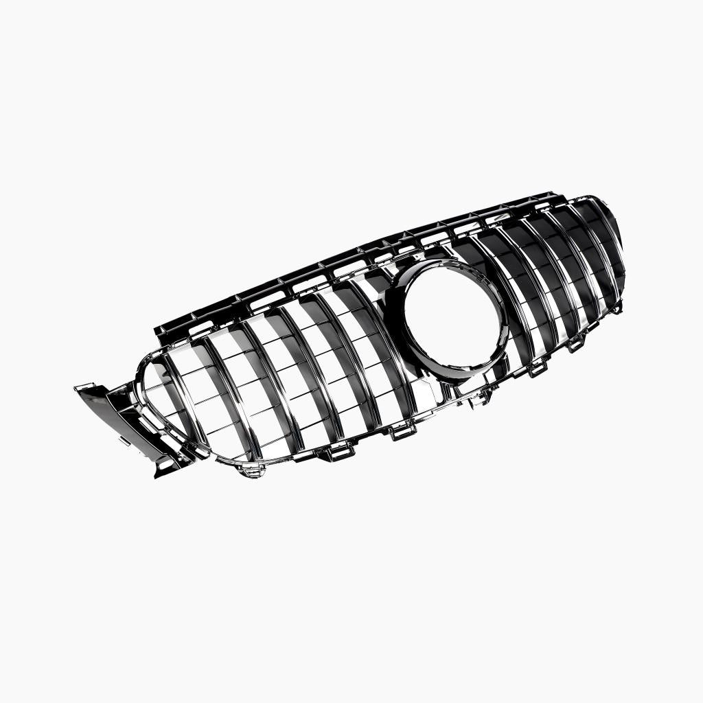 Silver-Plated Front Grille For Mercedes Benz E-Class W213 Pre-Facelift (2016-2020)