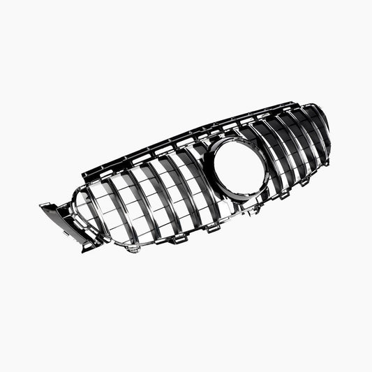 Silver-Plated Front Grille For Mercedes Benz E-Class W213 Pre-Facelift (2016-2020)