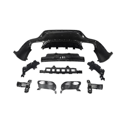 Mercedes-Benz GLC C253 (2016–2022) GLC43 Rear Diffuser/For AMG Coupe/Black